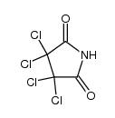3,3,4,4-tetrachloro-pyrrolidine-2,5-dione Structure