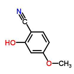 2-羟基-4-甲氧基苯甲腈结构式