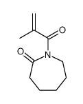 1-(2-methylprop-2-enoyl)azepan-2-one结构式