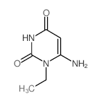 6-amino-1-ethylpyrimidine-2,4-dione Structure