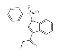 1-苯基磺酰基-3-氯乙酰基吲哚图片