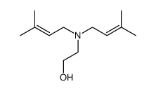 1-Diprenylamino-2-hydroxyaethan Structure