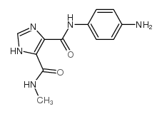 4-[(4-氨基-苯基)-酰胺]-1H-咪唑-4,5-二羧酸-5-甲酰胺结构式