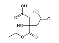 3-ethoxycarbonyl-3-hydroxypentanedioic acid Structure