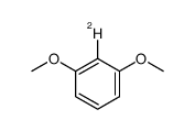 1-deutero-2,6-dimethoxybenzene Structure