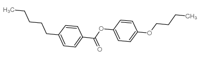 4-Butoxyphenyl 4-Pentylbenzoate Structure