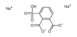 disodium hydrogen sulphonatophthalate Structure