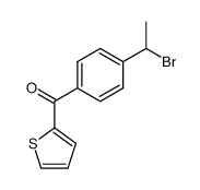 [4-(1-bromoethyl)phenyl]-2-thienyl ketone结构式