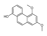 5,7-dimethoxyphenanthren-1-ol结构式