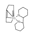 Rhodium(1+), (2,2-bipyridine-N,N)((1,2,5,6-eta)-1,5-cyclooctadiene)-, chloride Structure