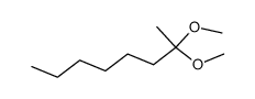 2,2-dimethoxy octane结构式
