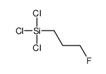 trichloro(3-fluoropropyl)silane Structure