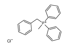 Benzylmethyldiphenylphosphonium chloride Structure