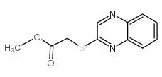 2-(2-喹噁啉磺酰基)乙酸甲酯结构式