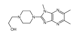 2-[4-(3,5,6-trimethylimidazo[4,5-b]pyrazin-2-yl)piperazin-1-yl]ethanol Structure