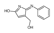 5-anilino-4-(hydroxymethyl)pyrrol-2-one结构式