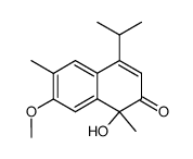 l-hydroxy-4-isopropyl-7-methoxy-1,6-dimethyl-2-naphthalenone Structure