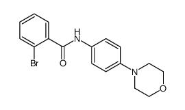 2-bromo-N-(4-morpholin-4-ylphenyl)benzamide Structure