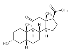 Pregnane-11,20-dione,3-hydroxy-, (3a,5b)- picture