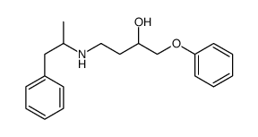 1-Phenoxy-4-[(2-phenyl-1-methylethyl)amino]-2-butanol结构式