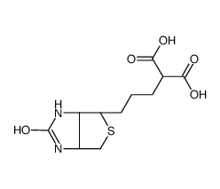 2-[3-[(3aS,4S,6aR)-2-oxo-1,3,3a,4,6,6a-hexahydrothieno[3,4-d]imidazol-4-yl]propyl]propanedioic acid Structure