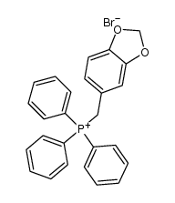 (piperonyl)triphenylphosphonium bromide Structure