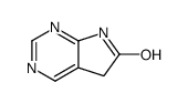 6H-Pyrrolo[2,3-d]pyrimidin-6-one, 5,7-dihydro- (8CI) Structure