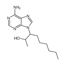 9-(2-hydroxy-3-nonyl)adenine Structure
