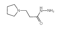 3-PYRROLIDIN-1-YLPROPANOHYDRAZIDE Structure