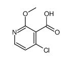 4-chloro-2-methoxynicotinic acid Structure