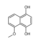 5-methoxynaphthalene-1,4-diol Structure