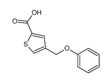 4-(phenoxymethyl)thiophene-2-carboxylic acid Structure