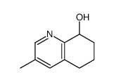 3-methyl-5,6,7,8-tetrahydroquinolin-8-ol Structure