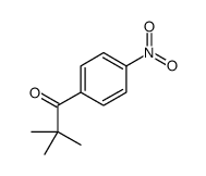 2,2-dimethyl-1-(4-nitrophenyl)propan-1-one结构式