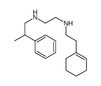 N-[2-(cyclohexen-1-yl)ethyl]-N'-(2-phenylpropyl)ethane-1,2-diamine结构式