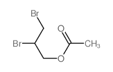 1-Propanol,2,3-dibromo-, 1-acetate Structure