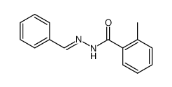 2-methyl-benzoic acid benzylidenehydrazide结构式