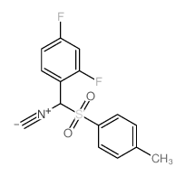 α-甲苯磺酰-(2,4-二氟苄基)异丁酯结构式