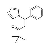 1-imidazol-1-yl-4,4-dimethyl-1-phenylpentan-3-one结构式