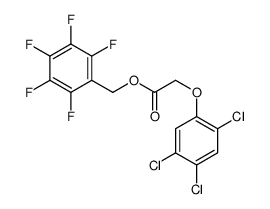 (2,3,4,5,6-pentafluorophenyl)methyl 2-(2,4,5-trichlorophenoxy)acetate结构式