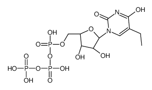1-beta-arabinofuranosyl-5-ethyluracil 5'-triphosphate结构式