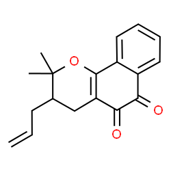3-allyl-beta-lapachone Structure