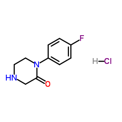 1-(4-氟苯基)哌啶-2-酮盐酸盐结构式