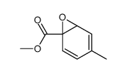1,6-epoxy-4-methyl-cyclohexa-2,4-dienecarboxylic acid methyl ester结构式