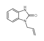 1-(2-丙烯基)-2-苯并咪唑酮结构式