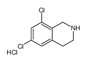 6,8-二氯-1,2,3,4-四氢异喹啉盐酸盐结构式