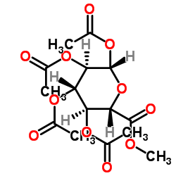 1,2,3,4-Tetra-o-acetyl-ß-D-glucopyranuronate structure