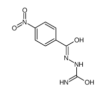 [(4-nitrobenzoyl)amino]urea Structure