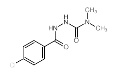 Semicarbazide, 1-(p-chlorobenzoyl)-4,4-dimethyl- structure