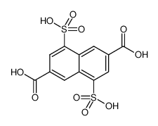 4,8-disulfo-2,6-naphthalenedicarboxylic acid Structure